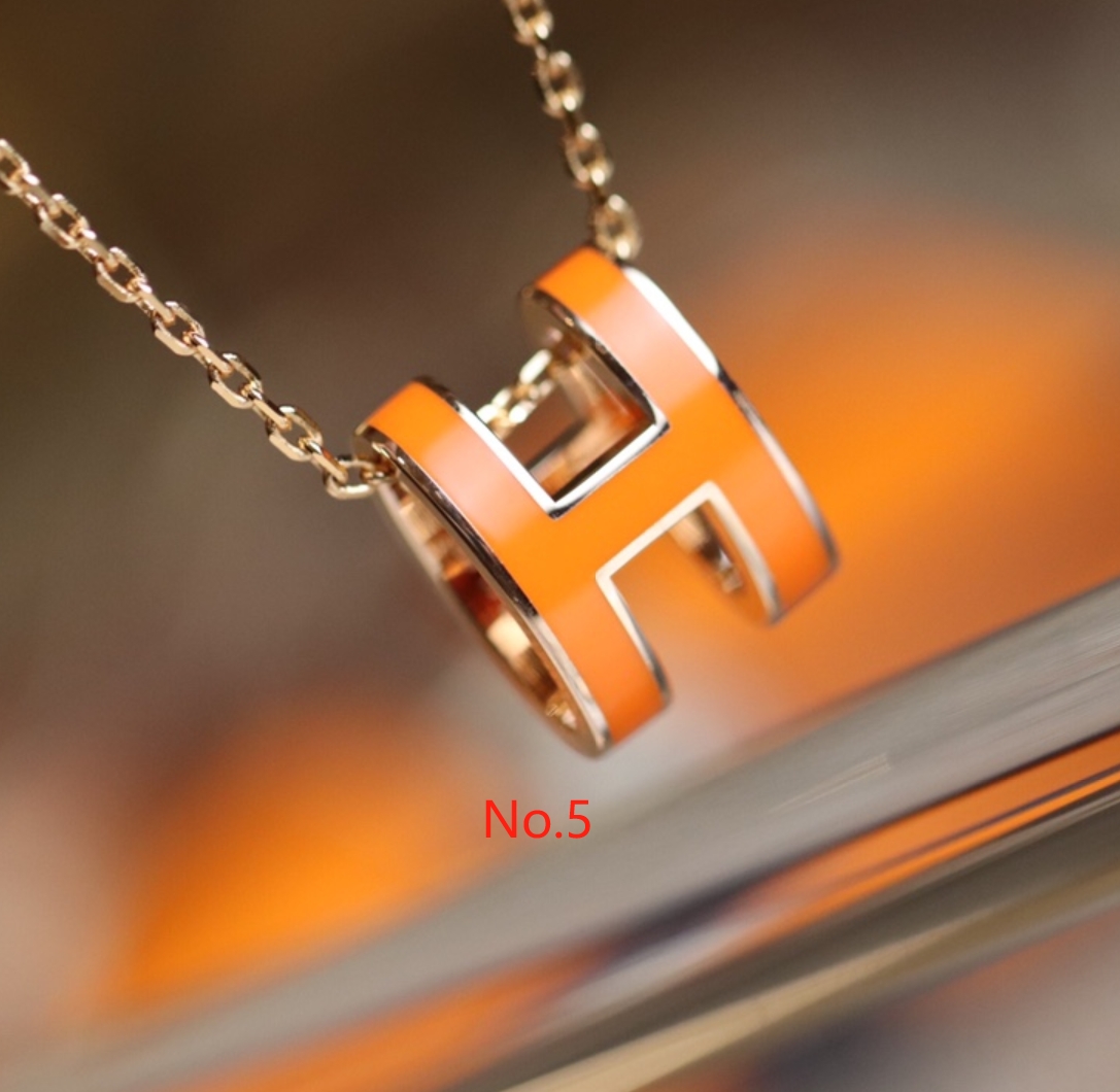 H Pendant Necklace