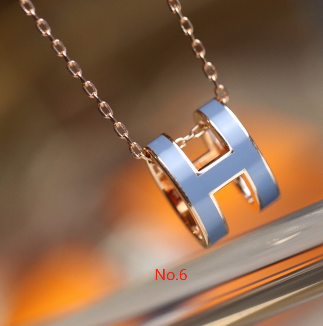 H Pendant Necklace