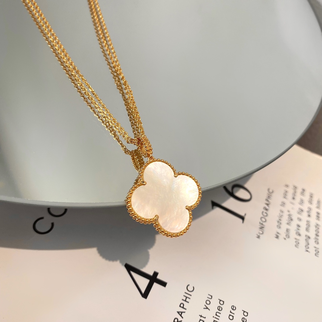 Alhambra Mother-of-pearl Magic 1 motif Necklace