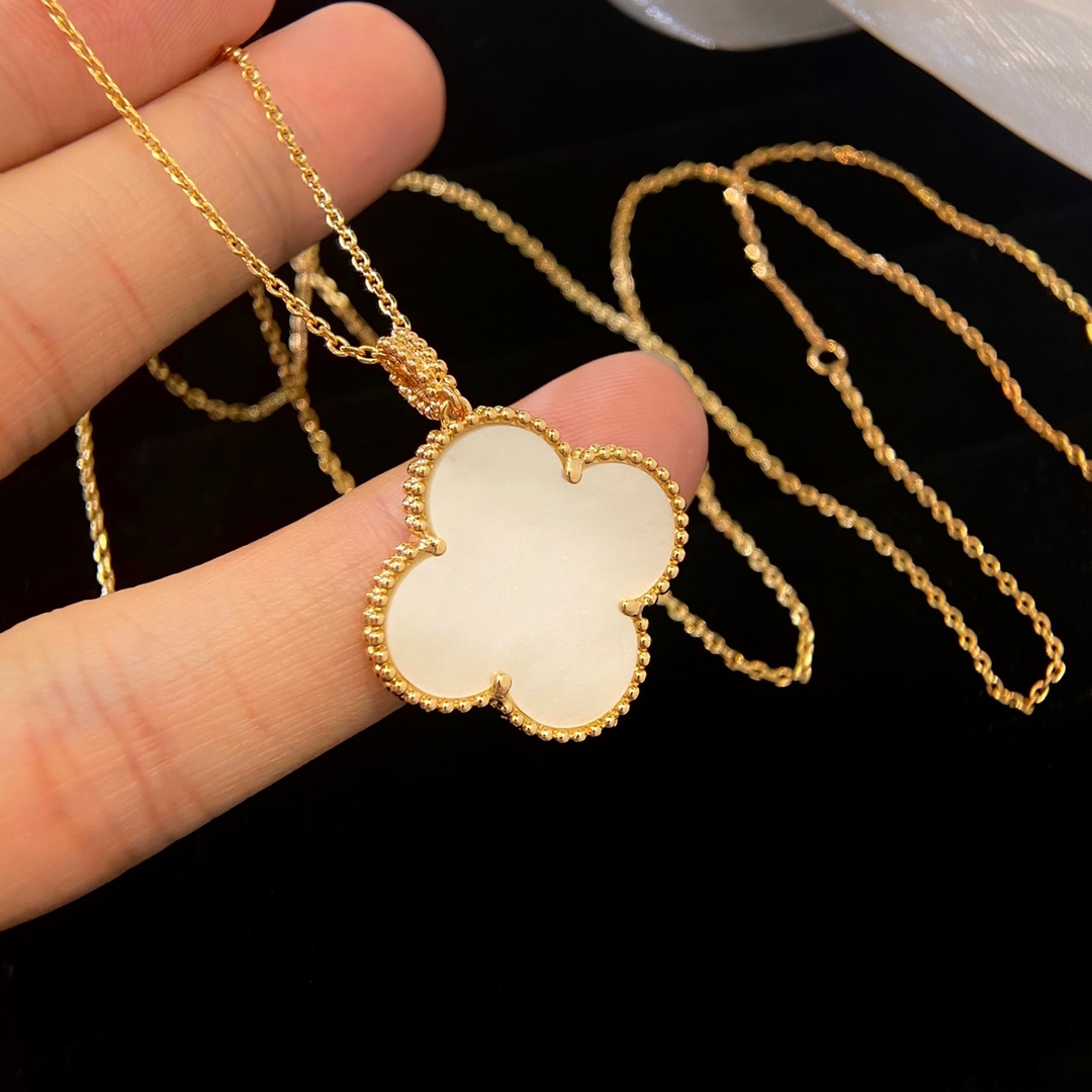 Alhambra Mother-of-pearl Magic 1 motif Necklace