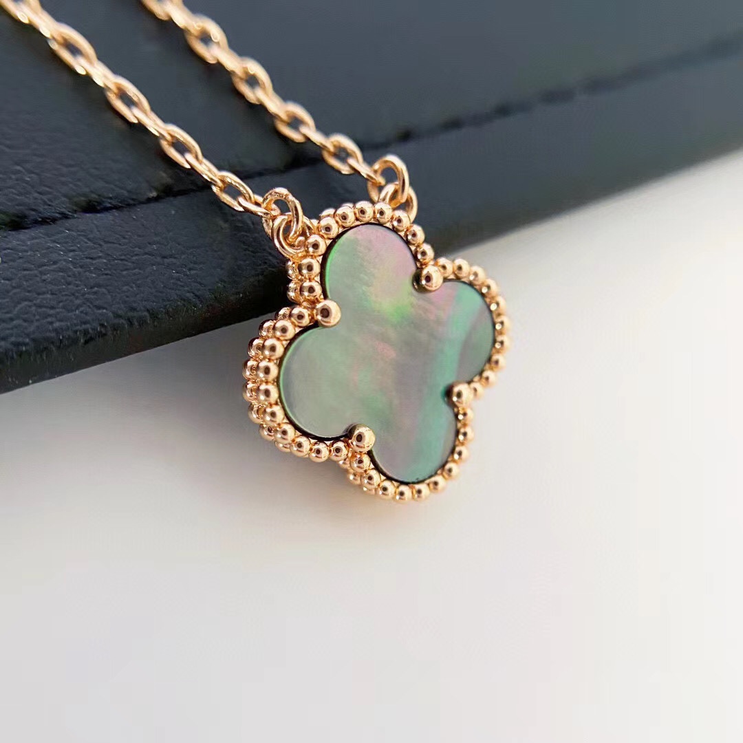 Alhambra Grey Mother-of-pearl 1 motif Necklace