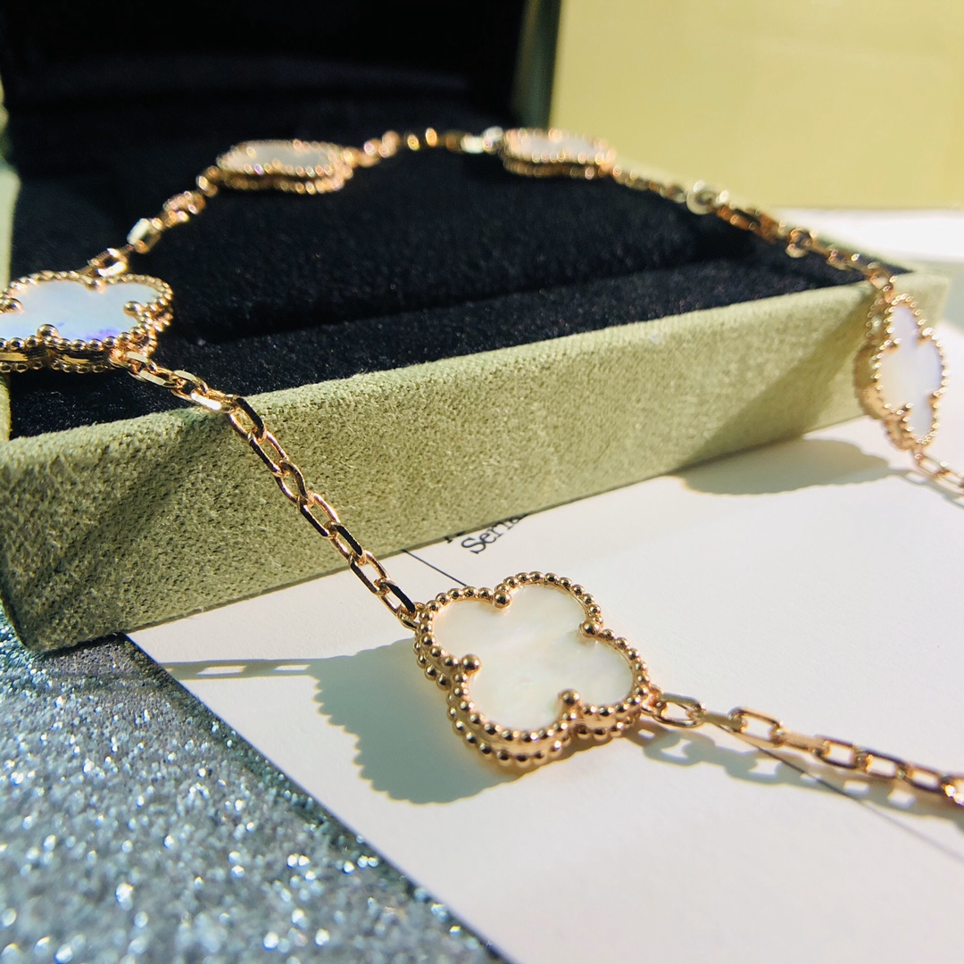 Alhambra Mother-of-pearl 10 motif Necklace