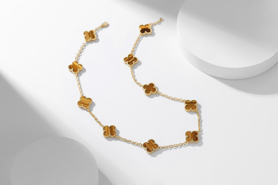 Alhambra Eye Tiger 10 motifs Necklace
