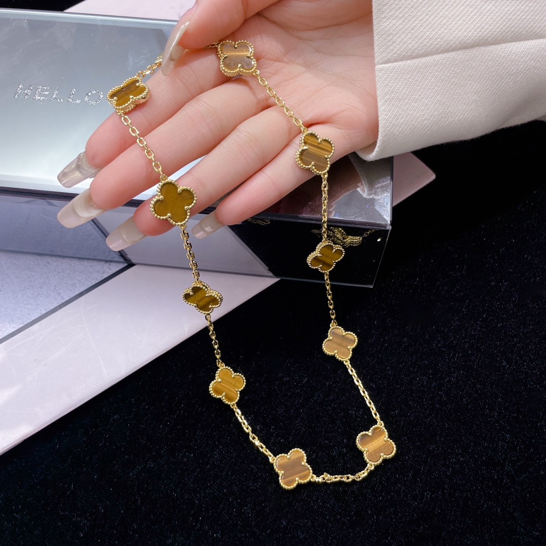 Alhambra Eye Tiger 10 motifs Necklace