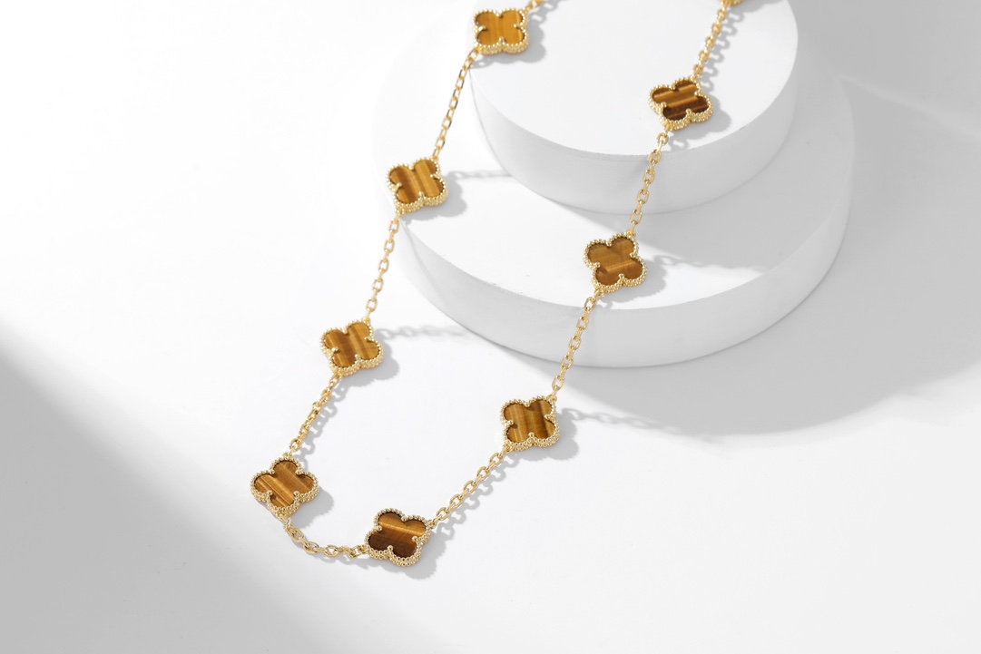 Alhambra Eye Tiger 10 motifs Necklace