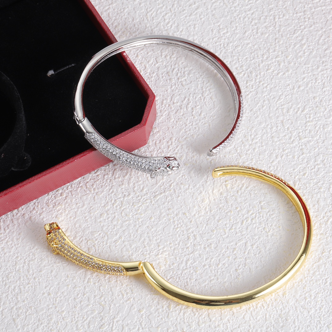 Panther Bracelet with Diamonds