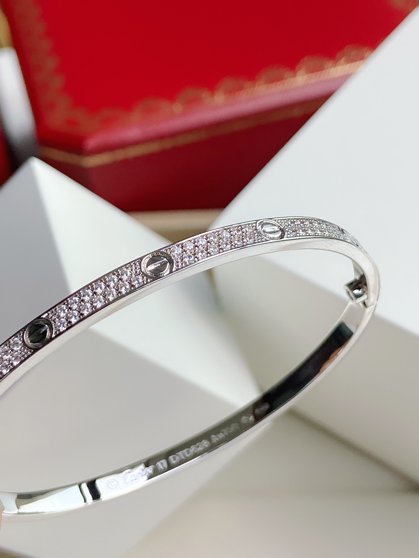 Love Bracelet, Small Model, paved