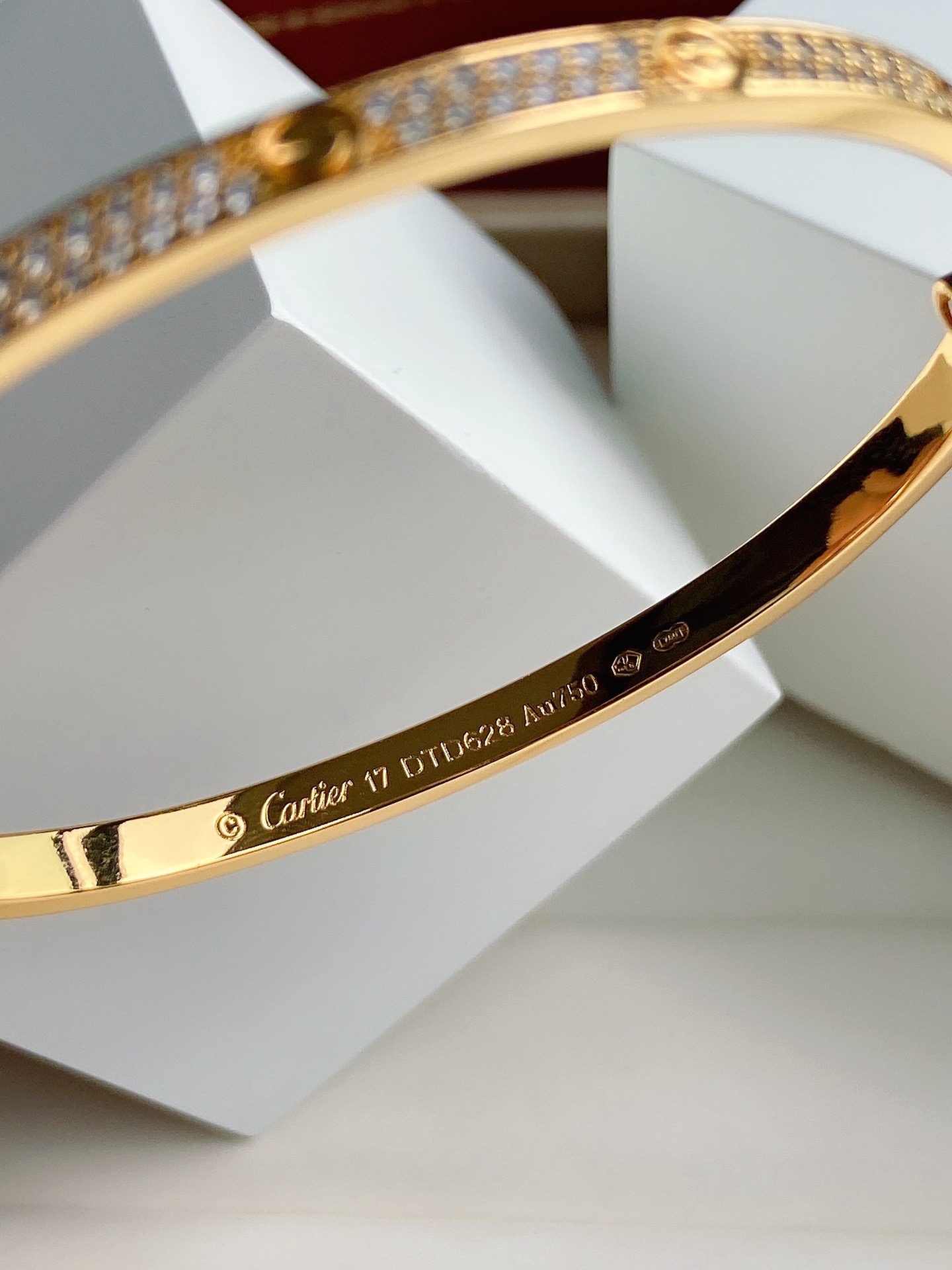 Love Bracelet, Small Model, paved