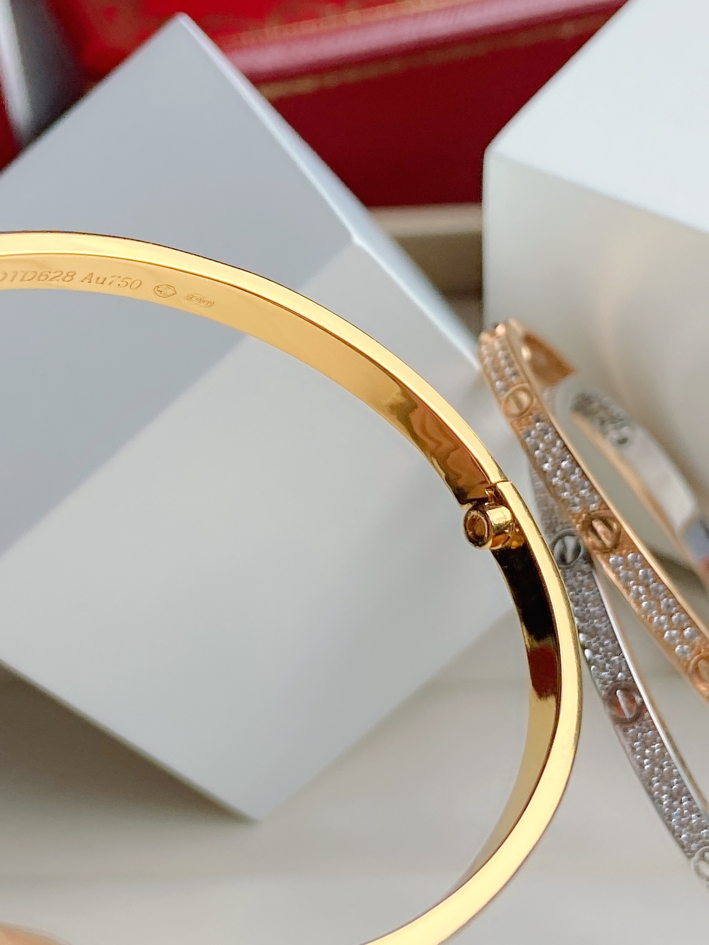 Love Bracelet, Small Model, paved