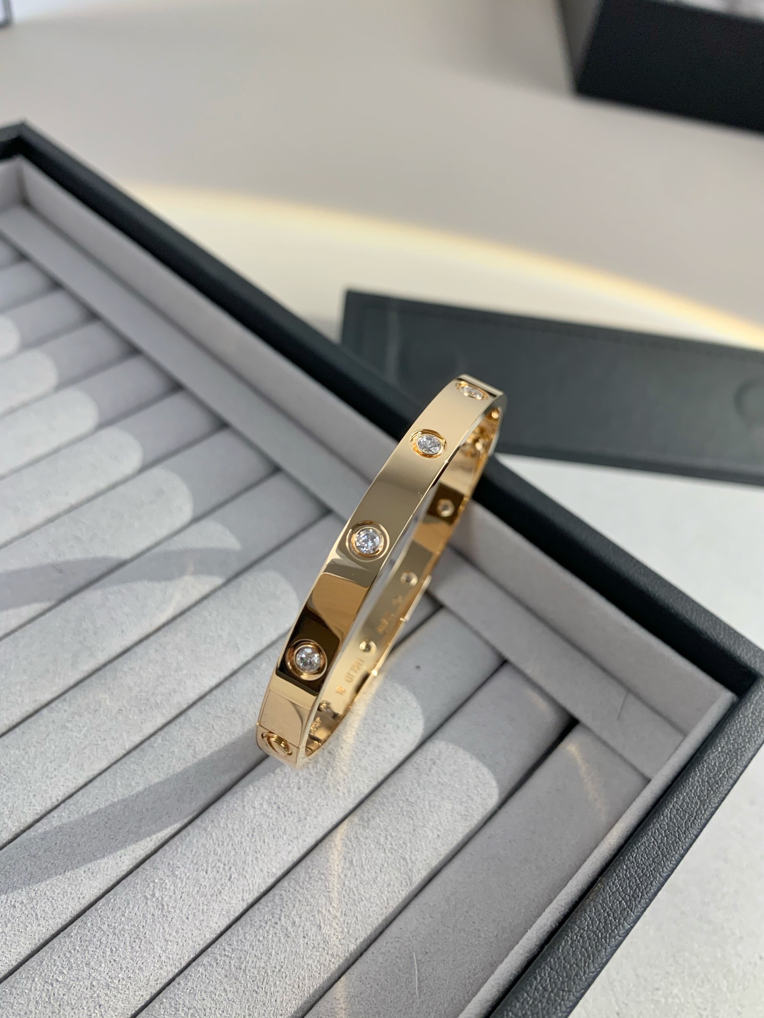 Love Bracelet with 10 Diamonds