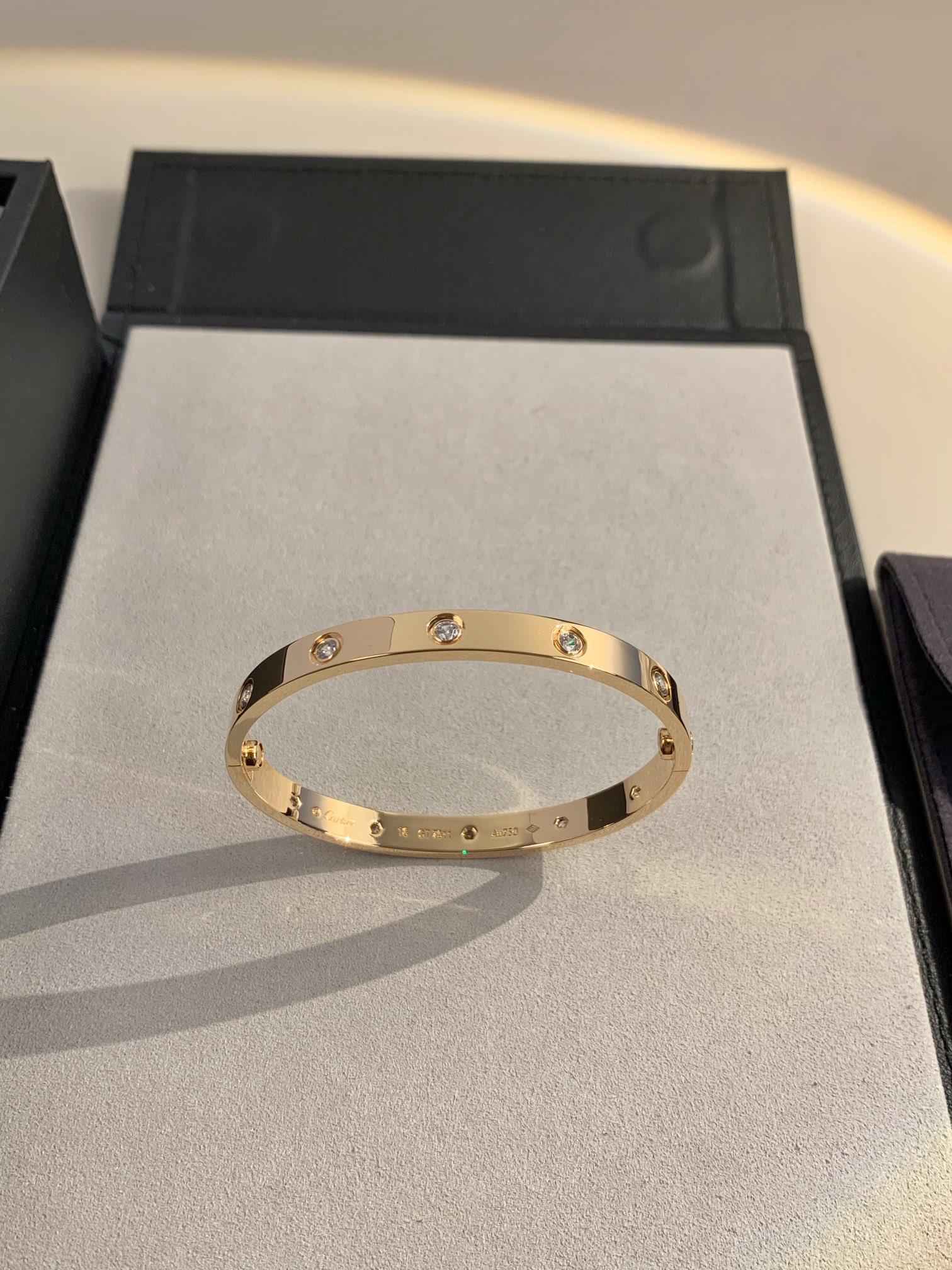 Love Bracelet with 10 Diamonds