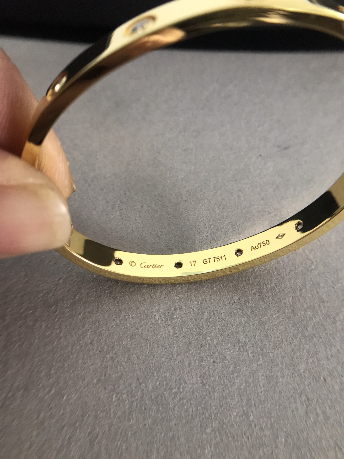 Love Bracelet with 10 Diamonds