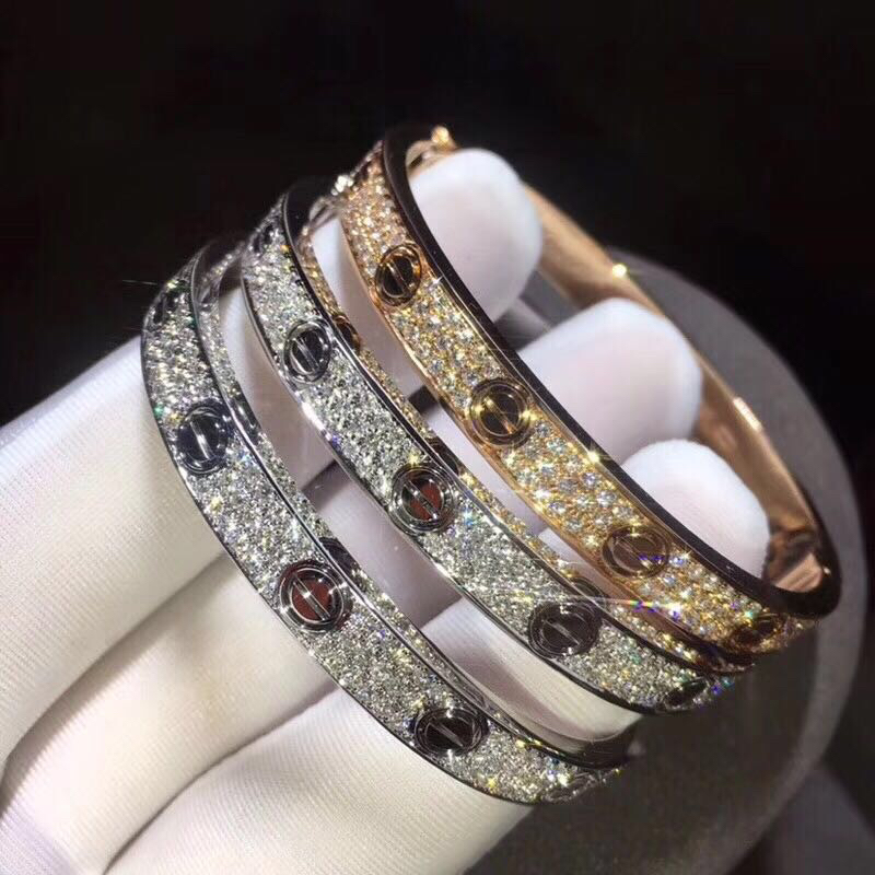 Love Bracelet,paved Diamonds(Screw Driver Version)