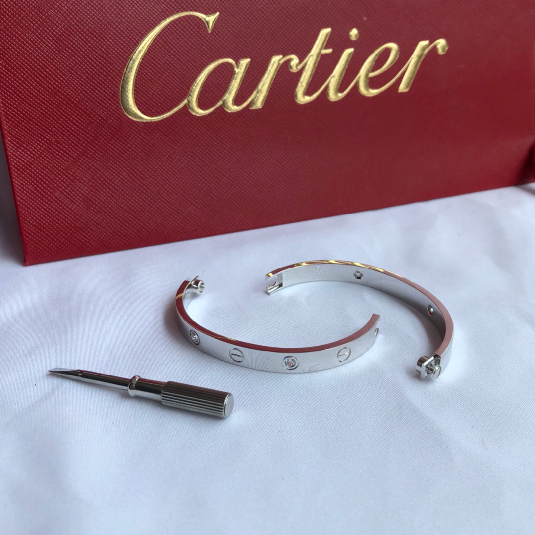 Love Bracelet with 4 Diamonds