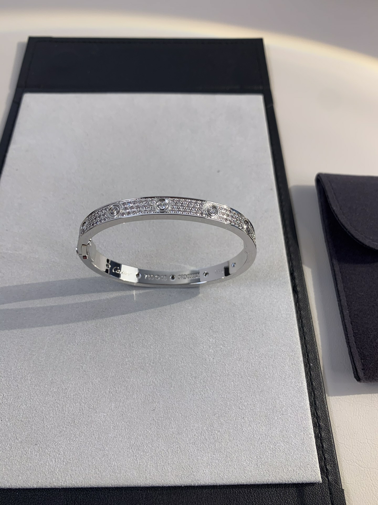Love Bracelet,paved diamonds and 10 Diamonds