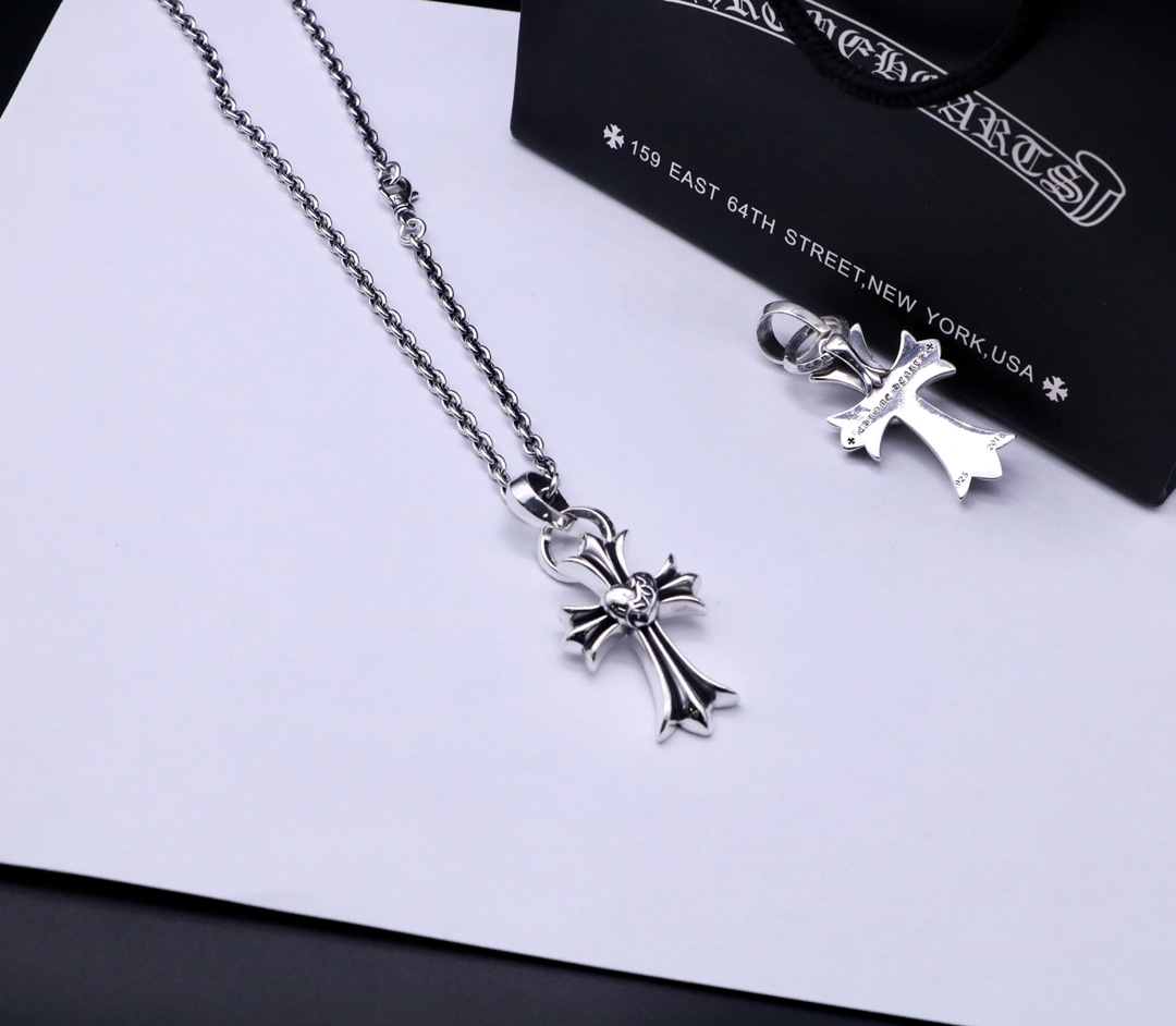Heart Cross Necklace
