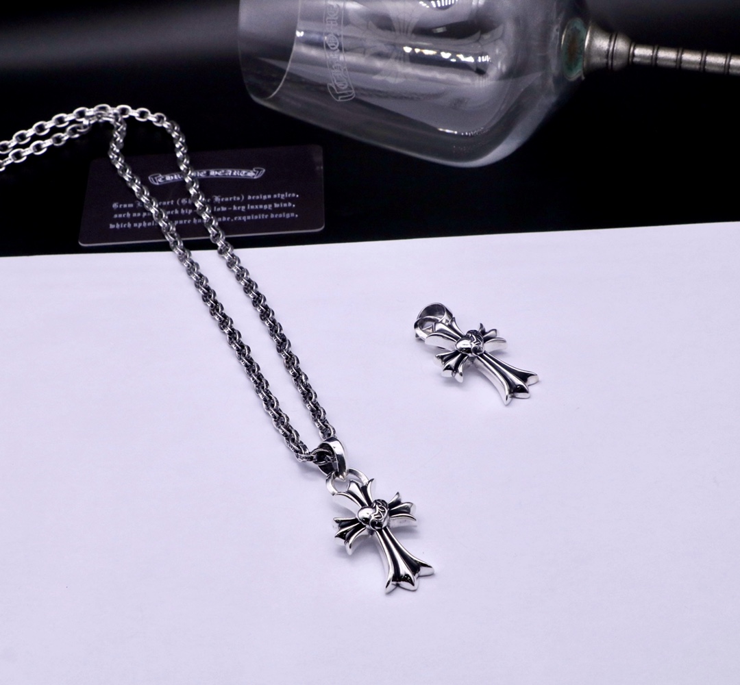 Heart Cross Necklace