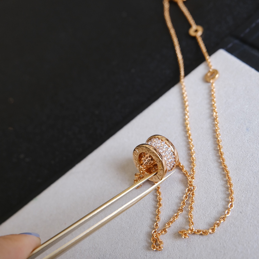 B.zero Necklace with Diamonds