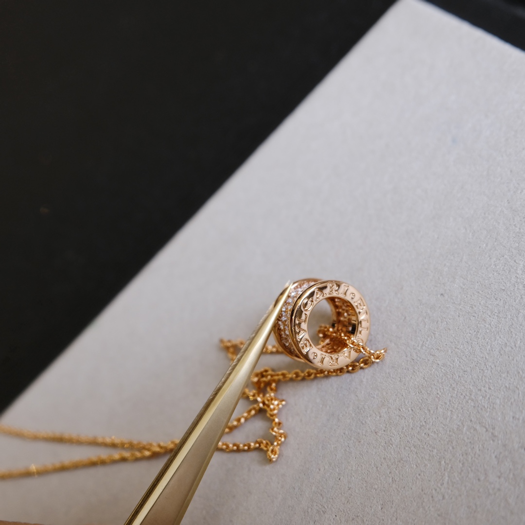 B.zero Necklace with Diamonds