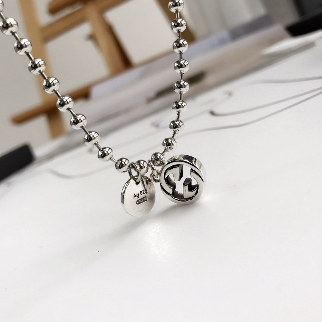 Double G Pendant Necklace