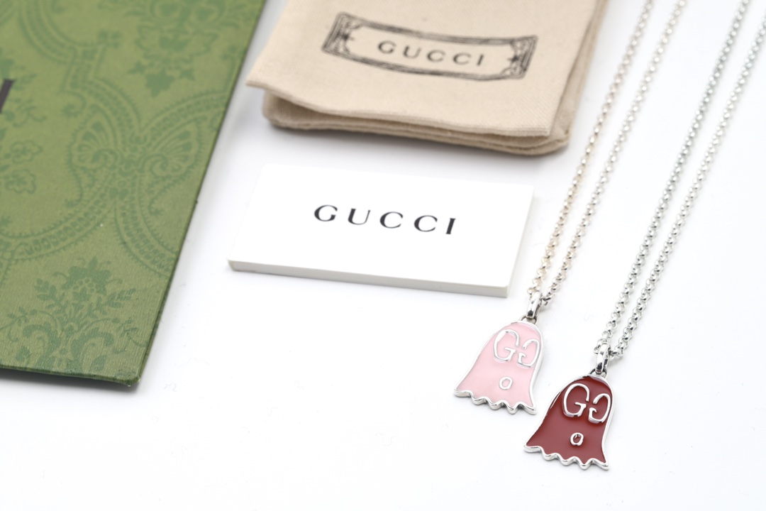 Devil Enamel Pendant Necklace
