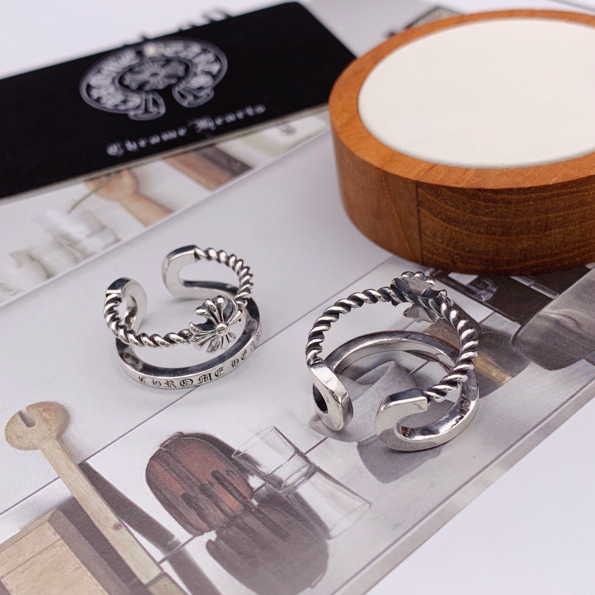 Vintage Double-layer Hollow Ring