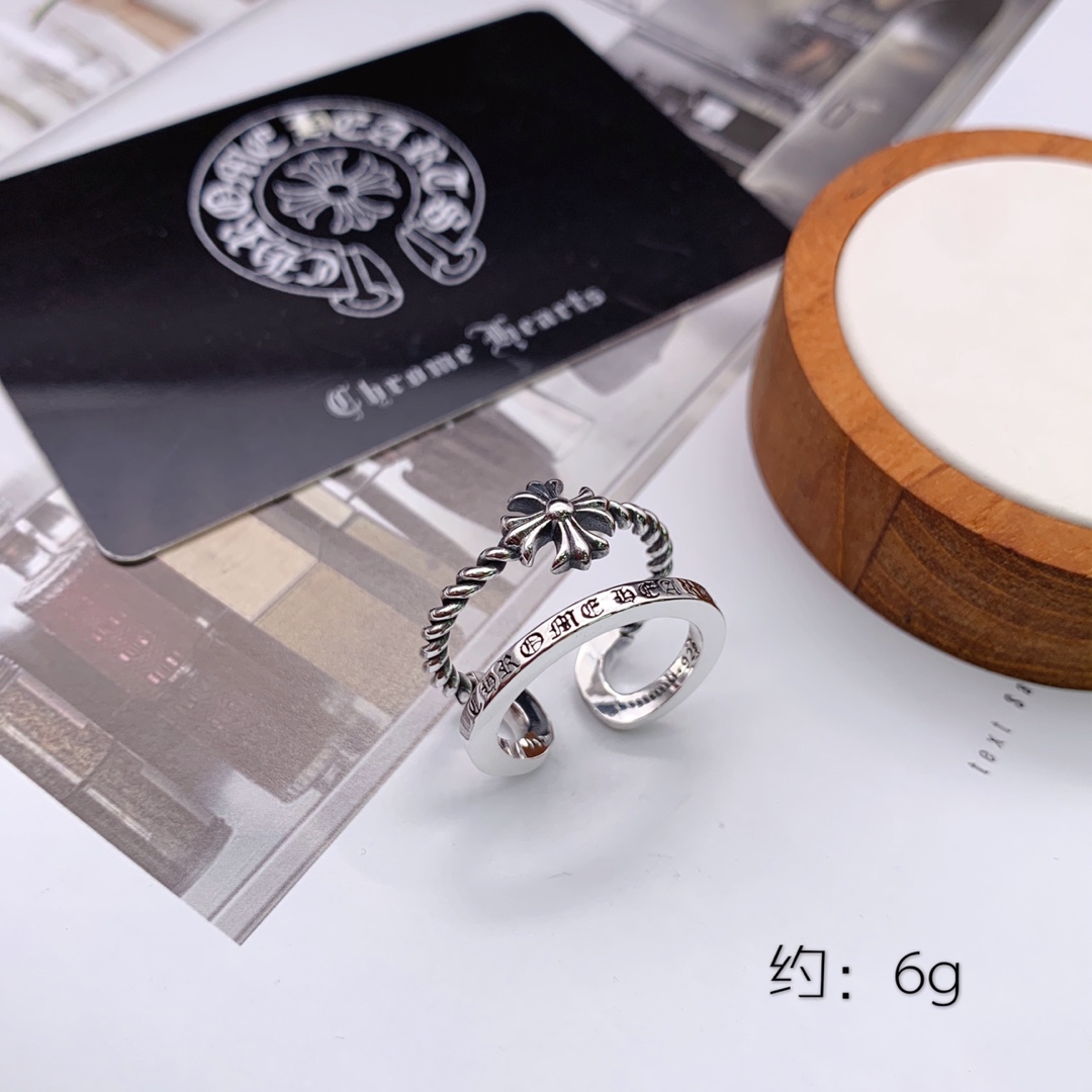 Vintage Double-layer Hollow Ring