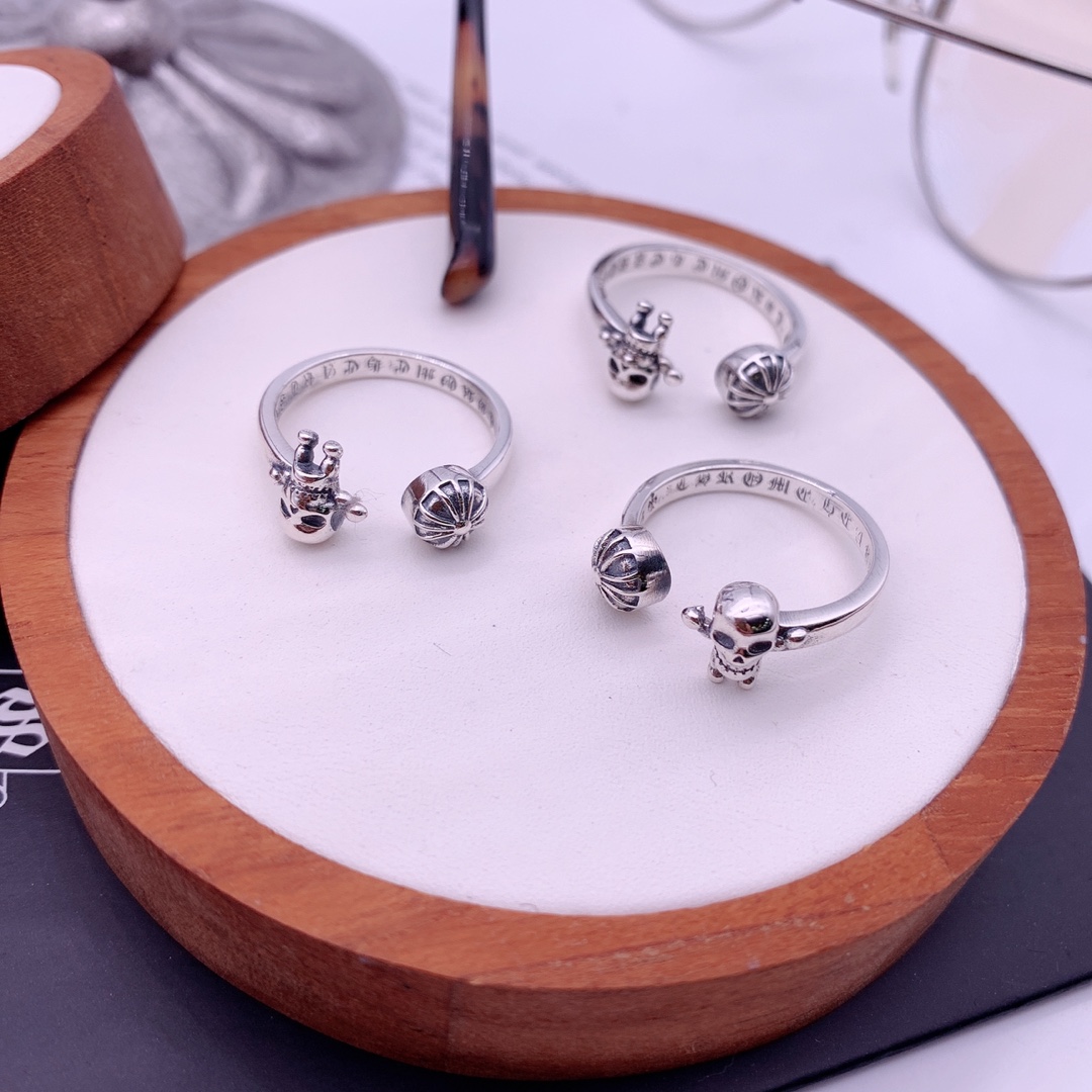 Skull Man Open Ring