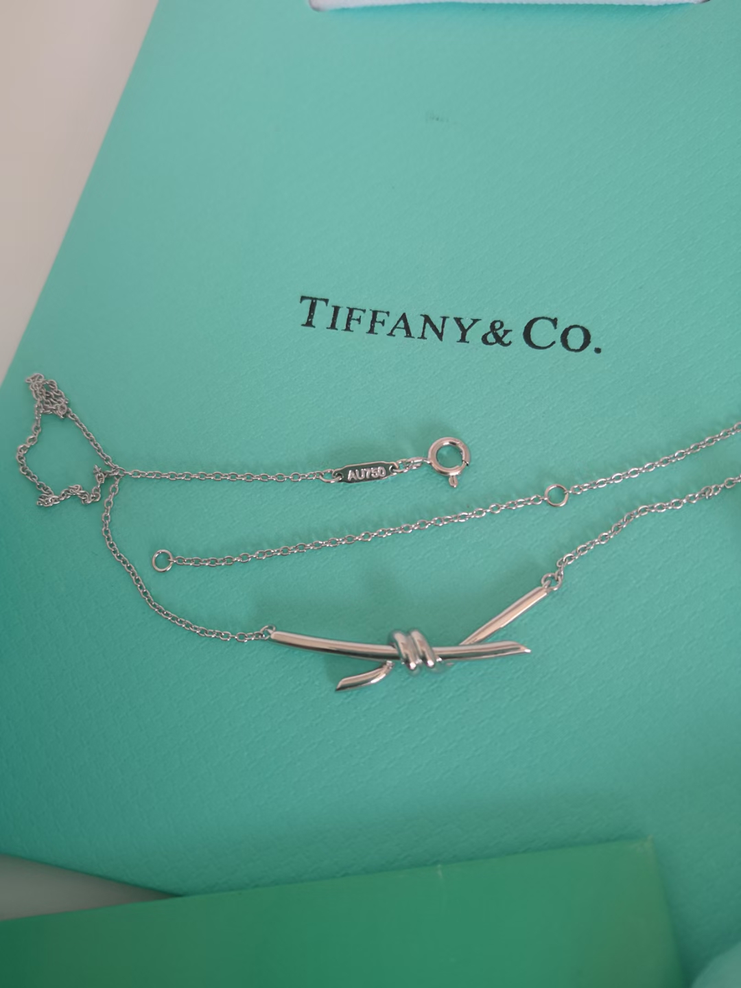 Knot Necklace without Diamonds