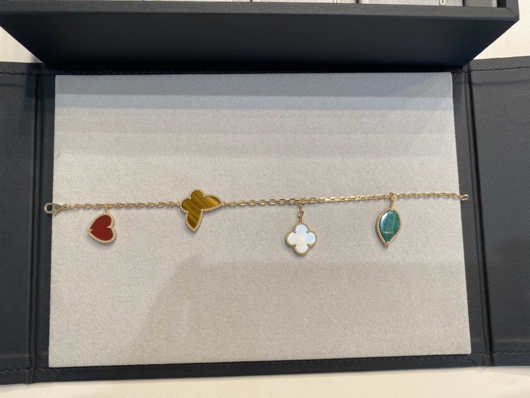 VCA Butterfly Heart Bracelet