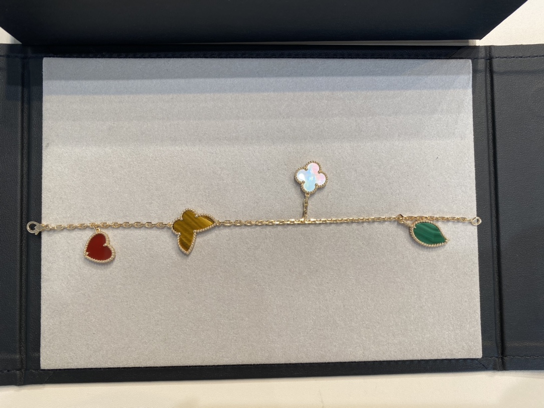 VCA Butterfly Heart Bracelet