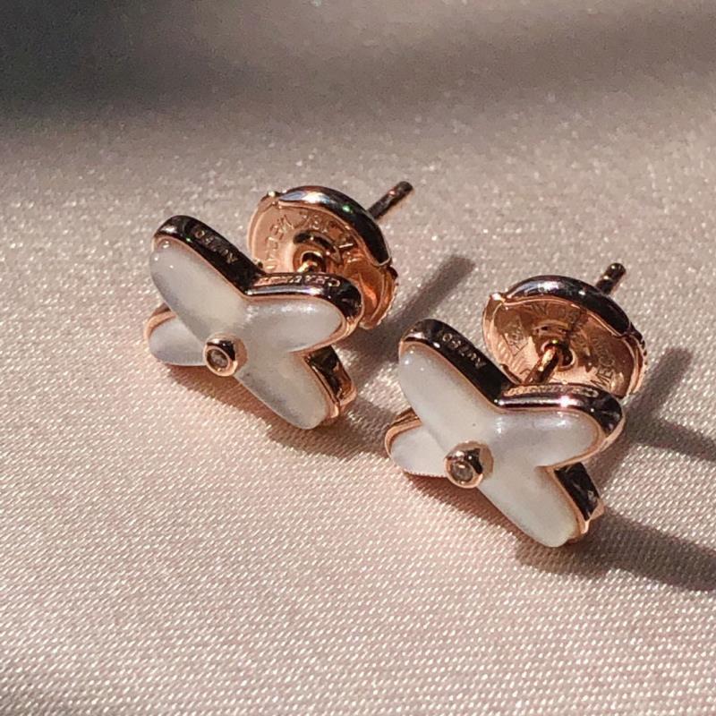 Cross Mother-of-Pearl Earrings