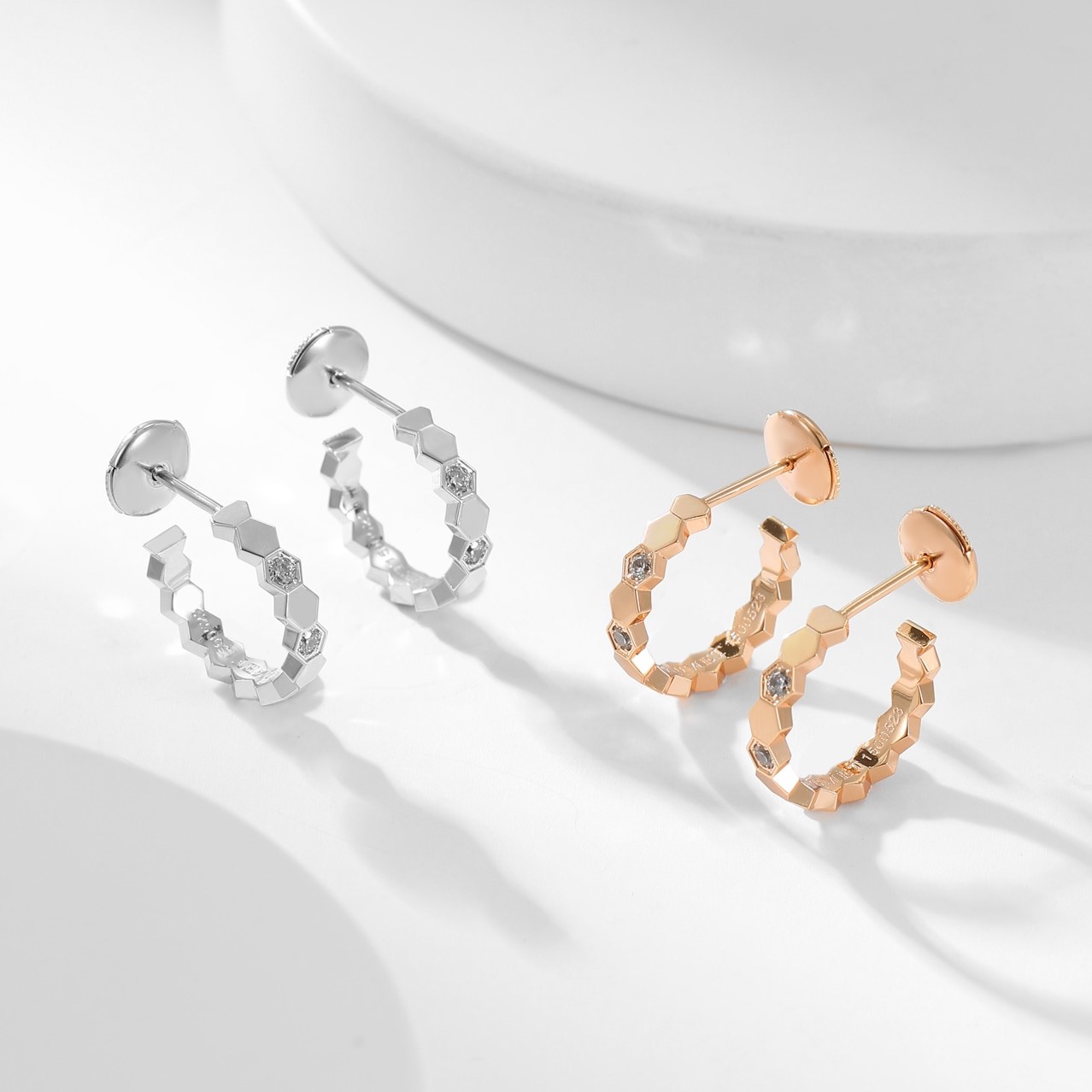 Bee Earrings with Diamonds