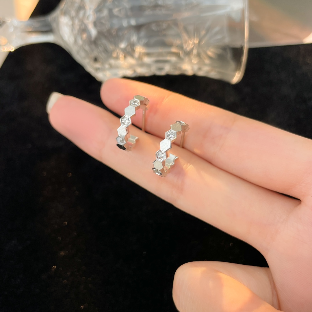 Bee Earrings with Diamonds