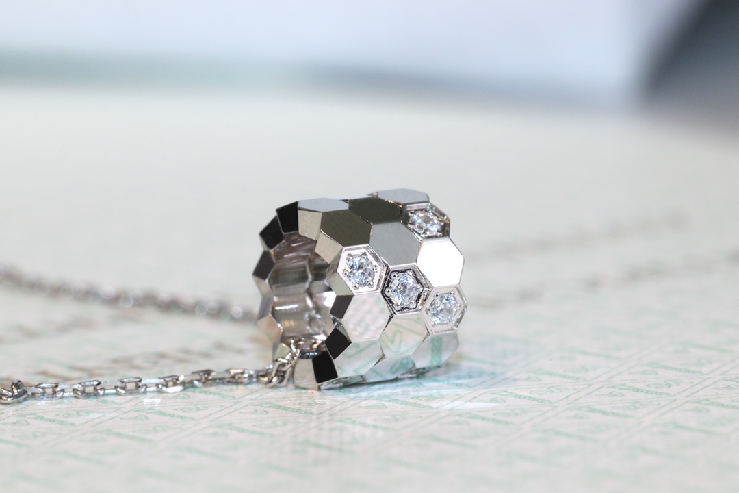 Bee Necklace with Diamonds