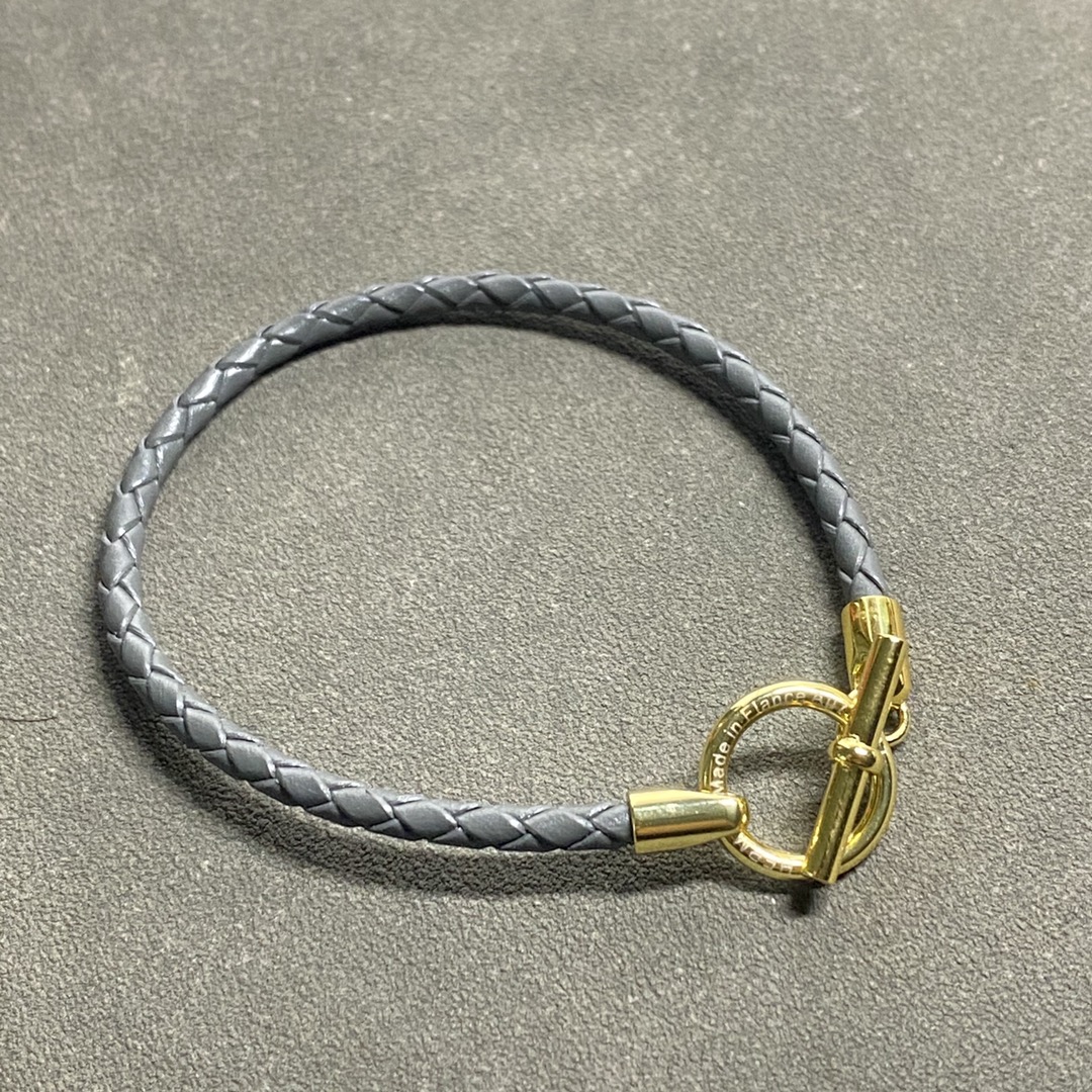 Pig Nose Leather Bracelet