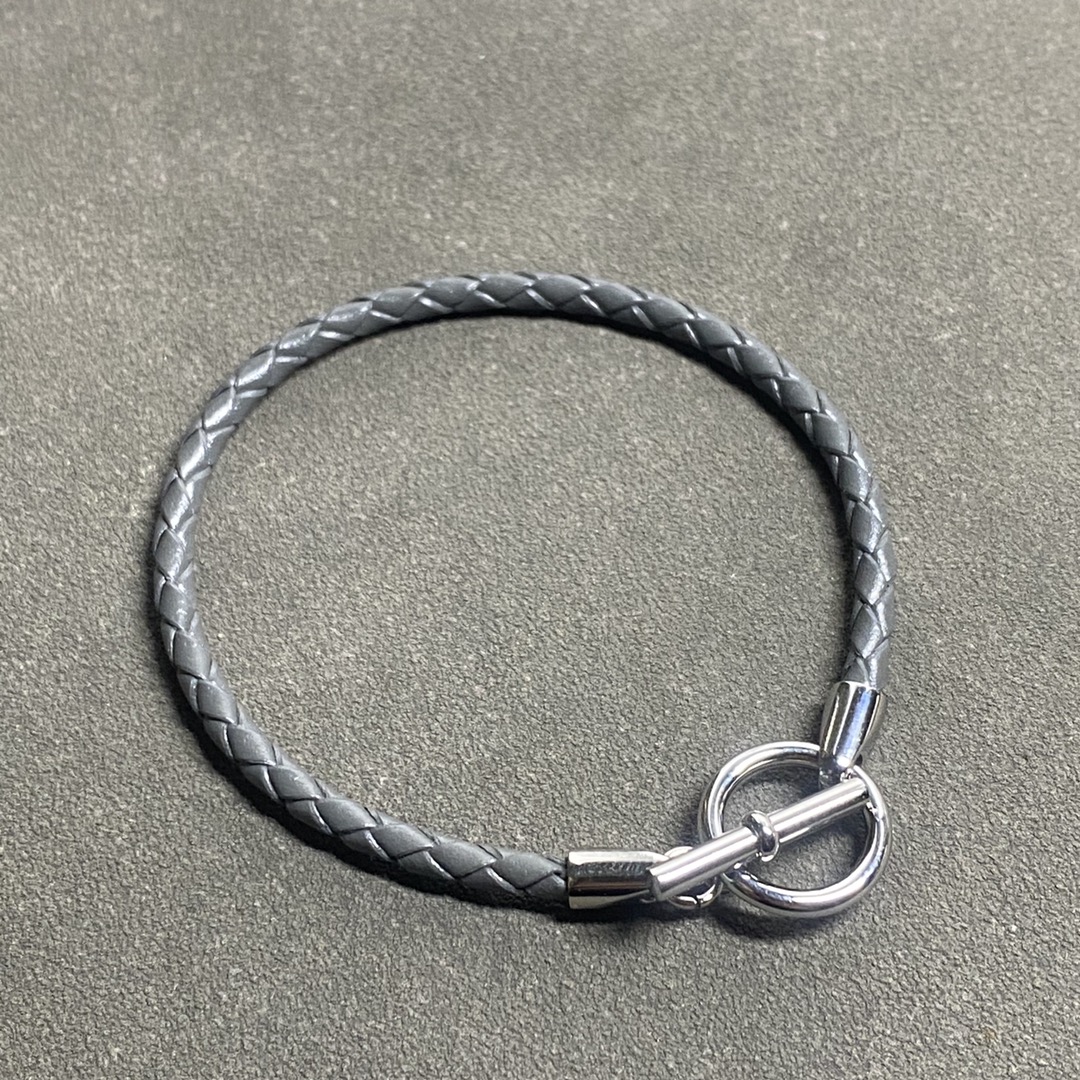 Pig Nose Leather Bracelet