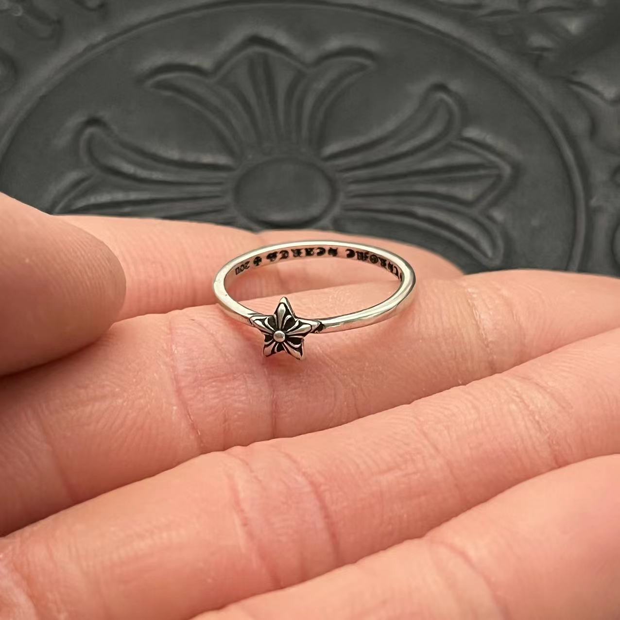 Pentagram Thin Ring