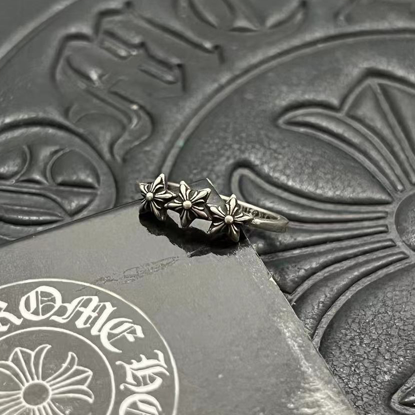 3 Pentagram Thin Ring