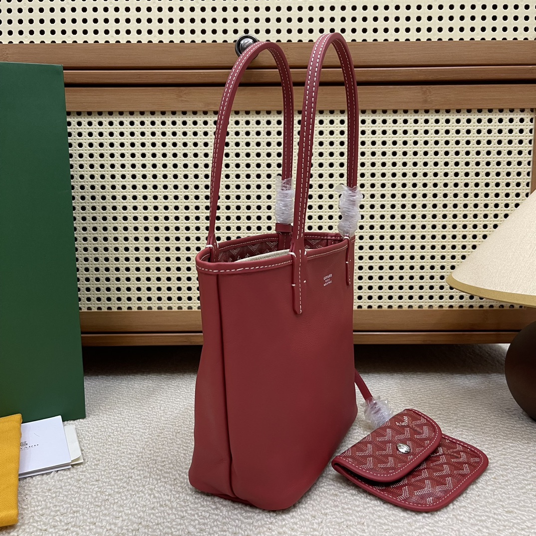 Double-sided Mini Shopping Bag Red