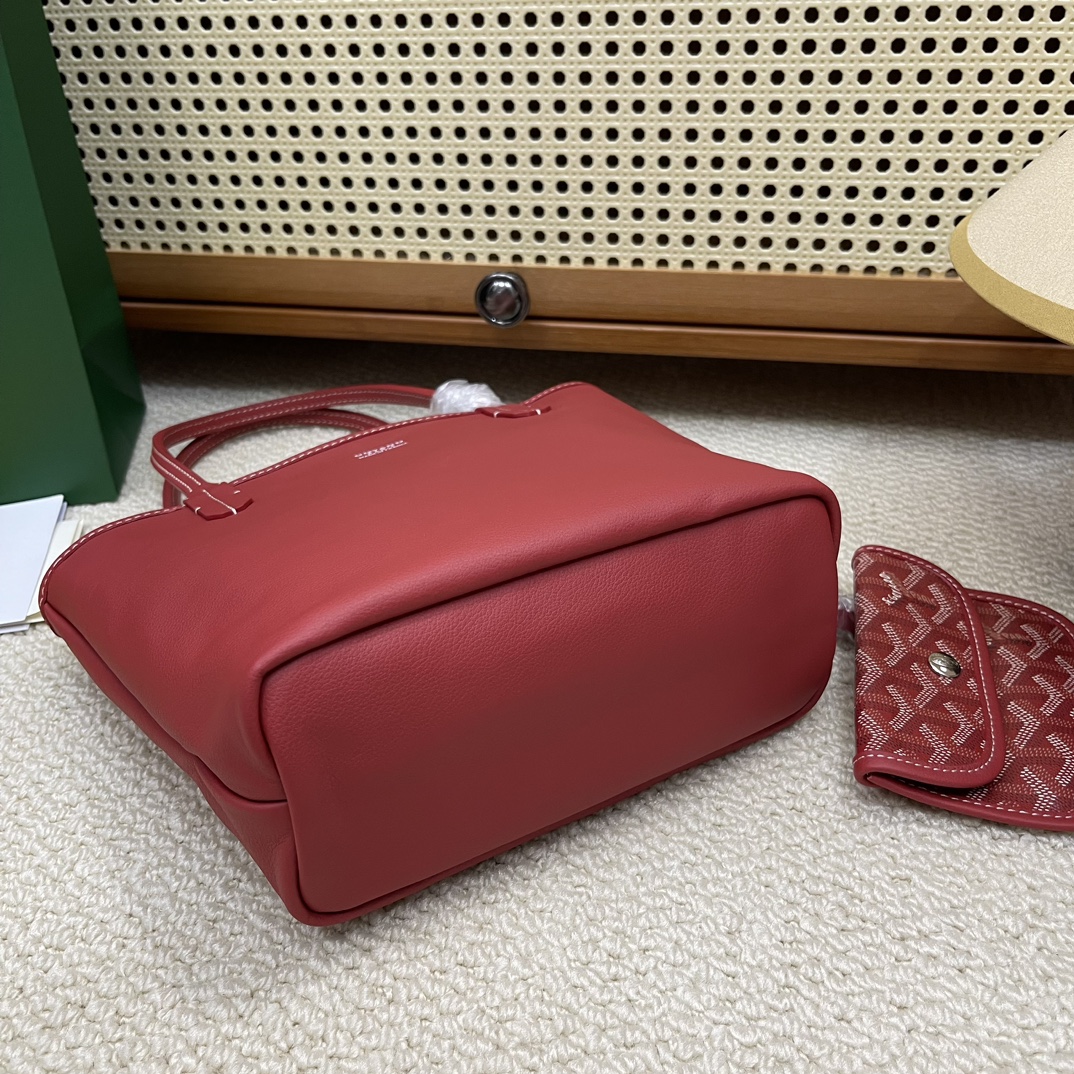 Double-sided Mini Shopping Bag Red
