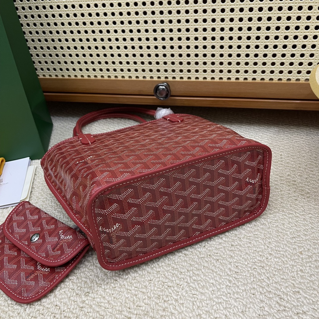 Double-sided Mini Shopping Bag Red