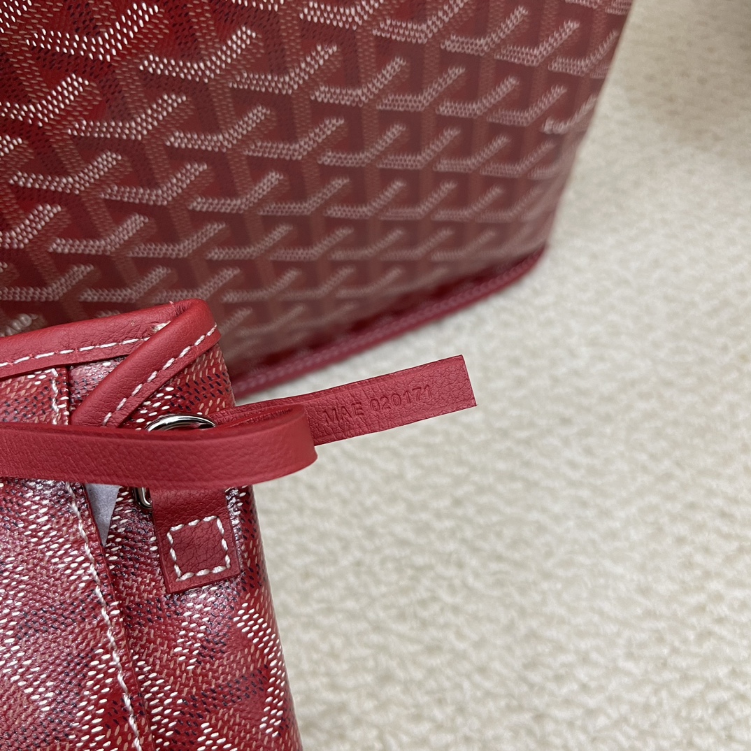 Double-sided Mini Shopping Bag Red
