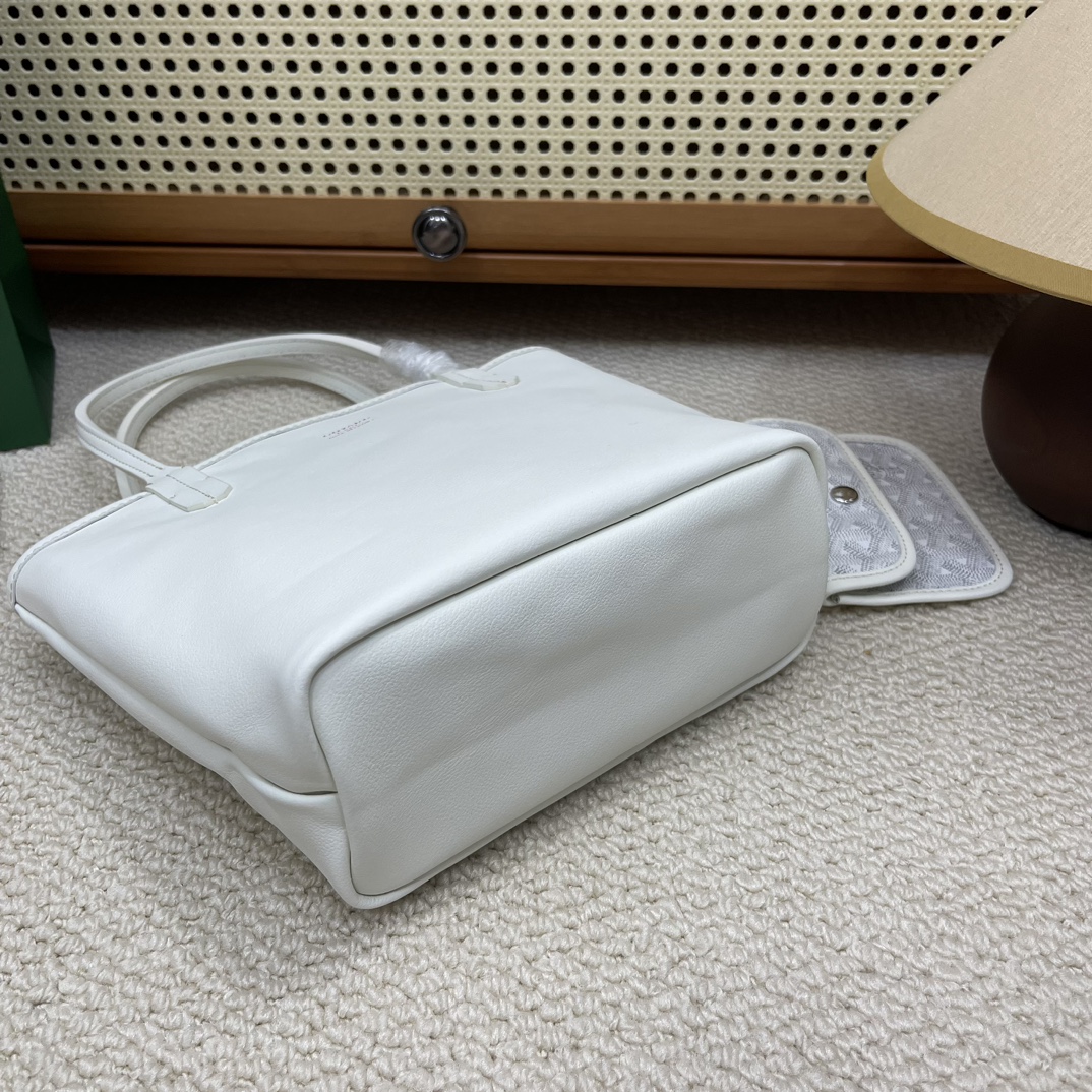 Double-sided Mini Shopping Bag White