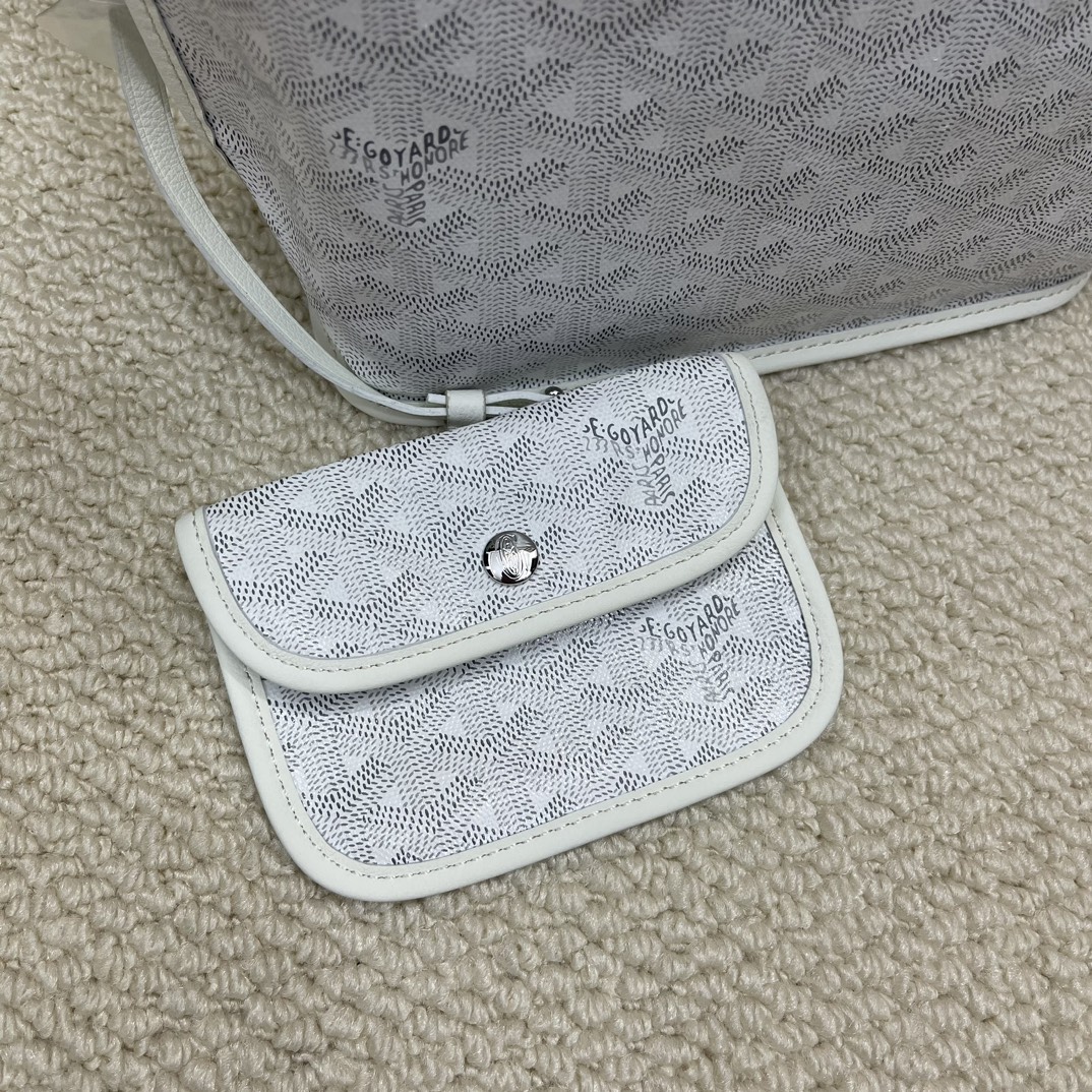 Double-sided Mini Shopping Bag White