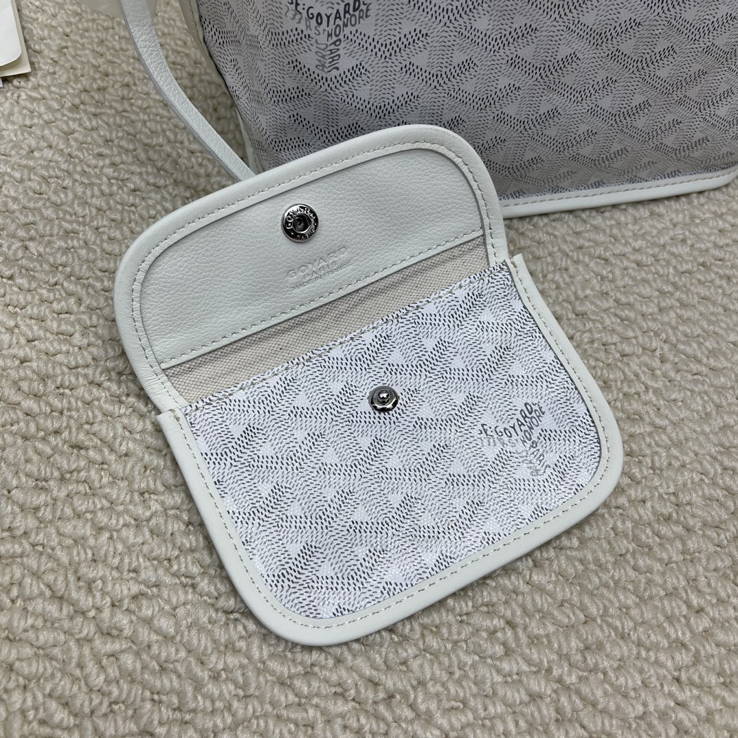 Double-sided Mini Shopping Bag White