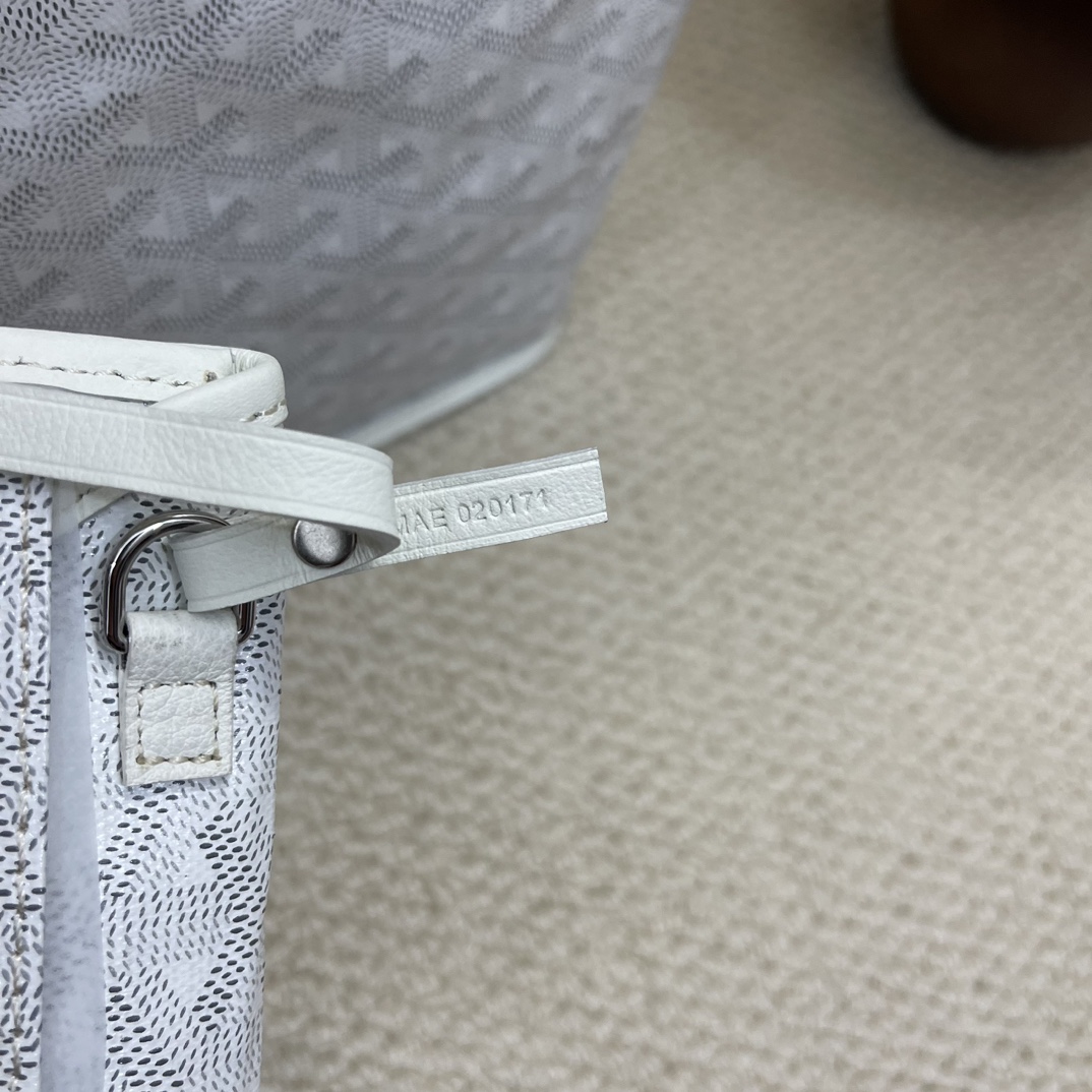 Double-sided Mini Shopping Bag White