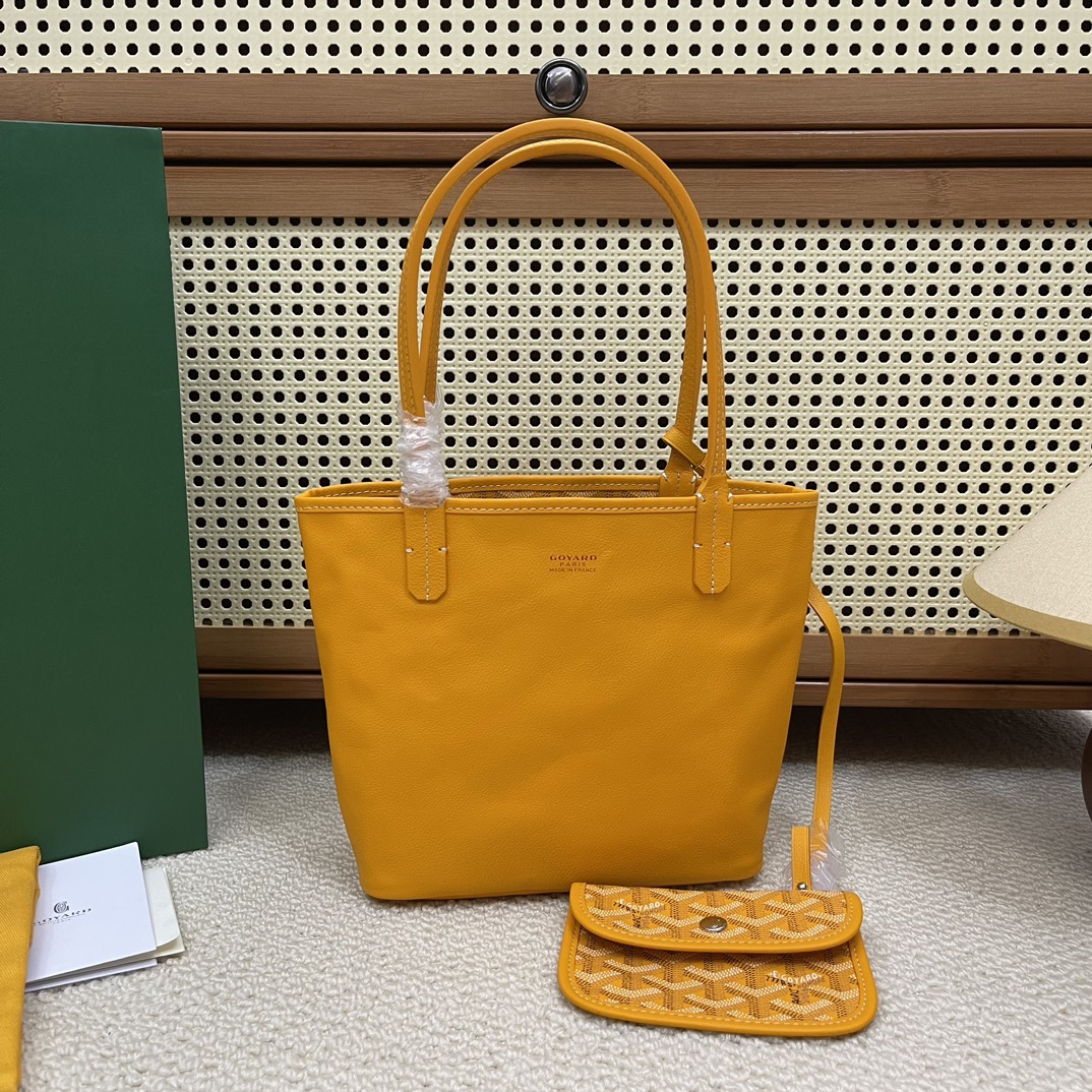 Double-sided Mini Shopping Bag Yellow