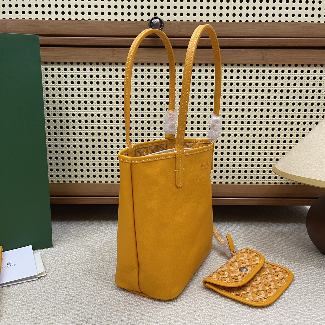 Double-sided Mini Shopping Bag Yellow