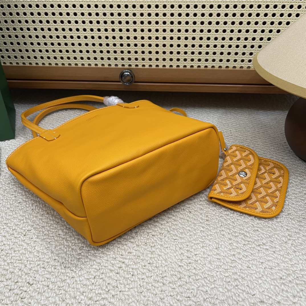 Double-sided Mini Shopping Bag Yellow